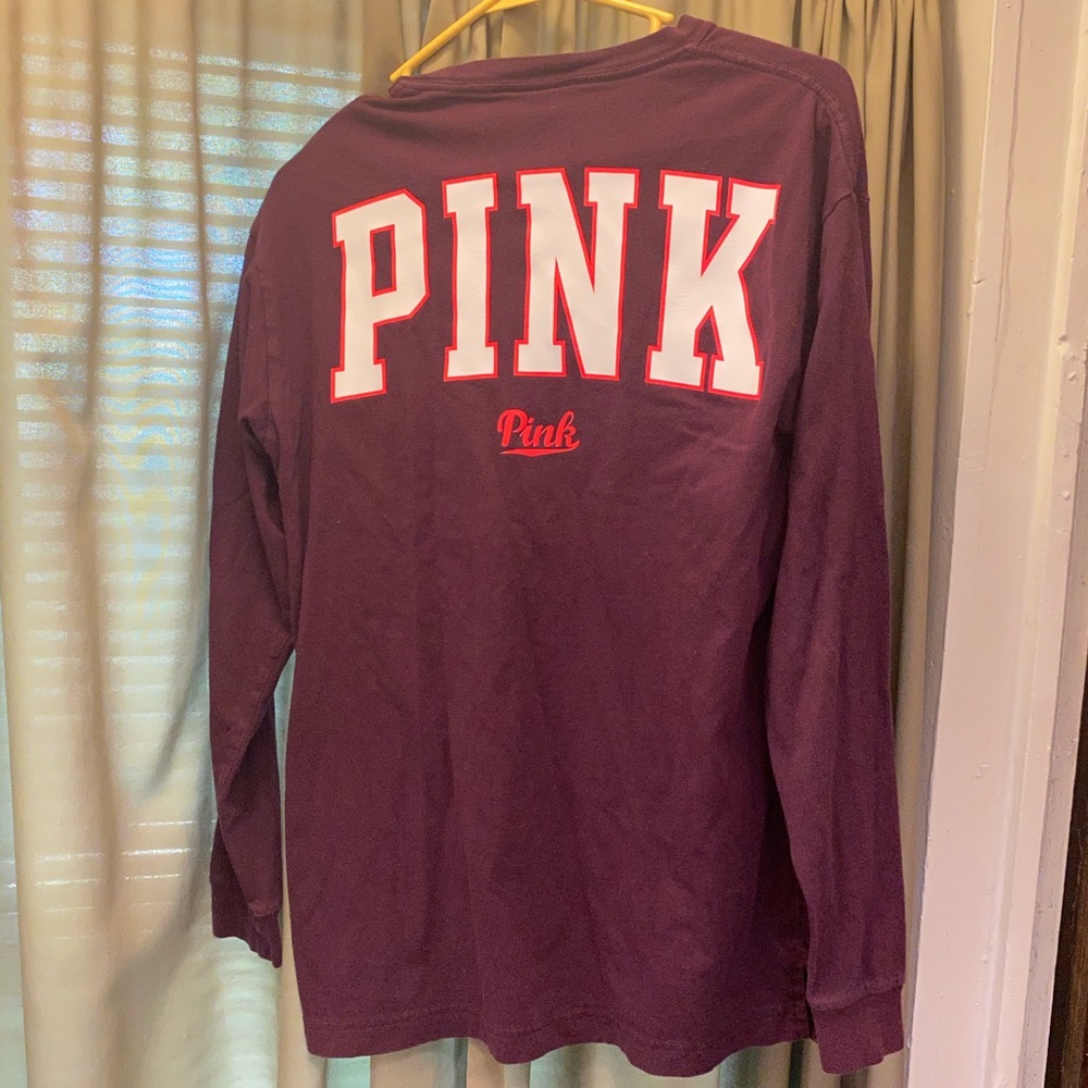 Pink long sleeve tee